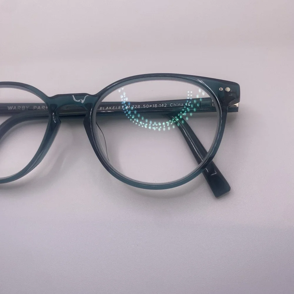 Warby Parker Eyeglasses FRAME ONLY Blakeley 50-18-142 Green 792
